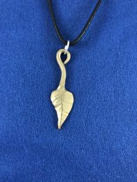 Bronzeblatt Kette